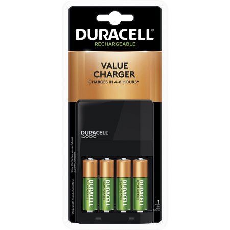 DURACELL CHARGER, 1000, 4AA PK DURCEF14CT